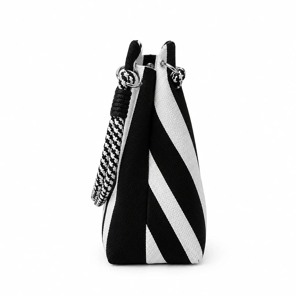 Mini borsa a mano Righe — dettaglio 1