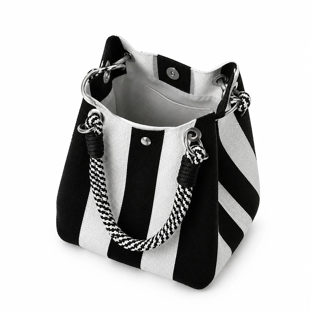 Mini borsa a mano Righe — dettaglio 2