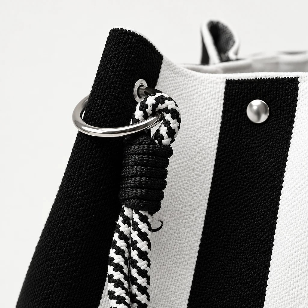 Mini borsa a mano Righe — dettaglio 3