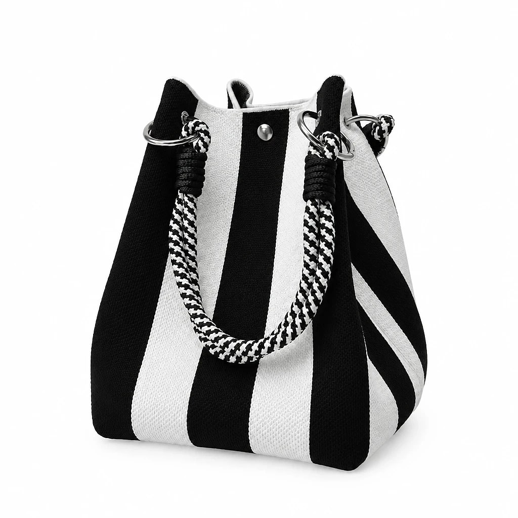 Mini borsa a mano Righe — dettaglio 6
