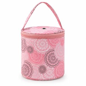 Borsa portagomitoli floreale