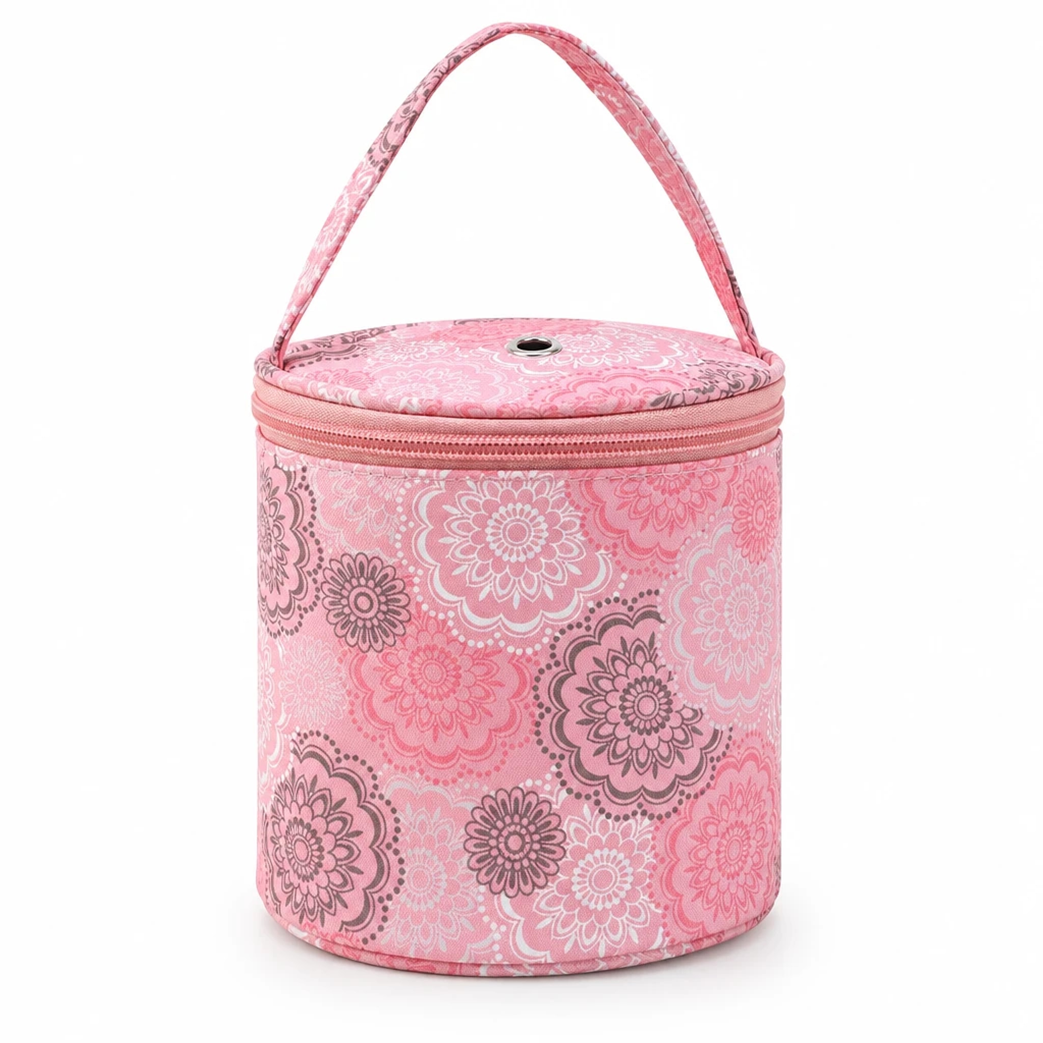 Borsa portagomitoli floreale