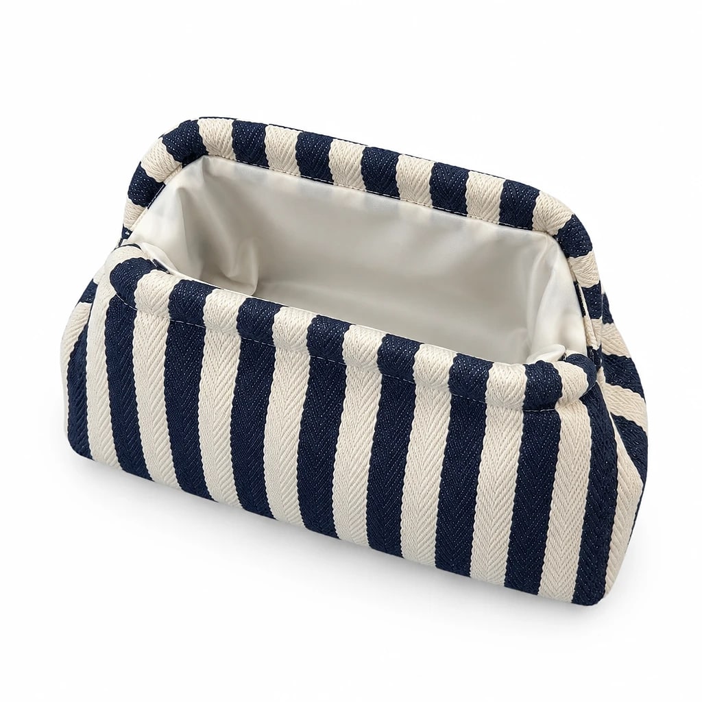 Pochette Righe Blu — dettaglio 2