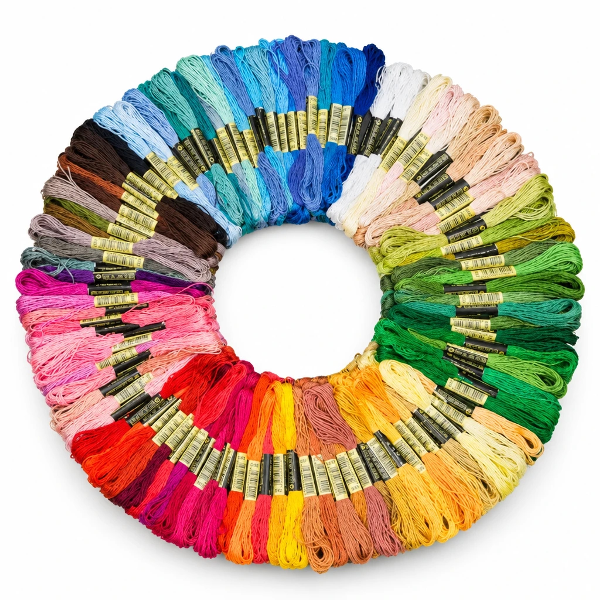 Set di fili da ricamo · 100 colori