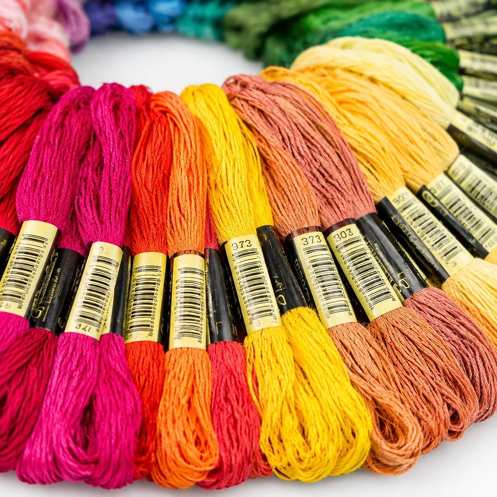 Set di fili da ricamo · 100 colori — dettaglio 3