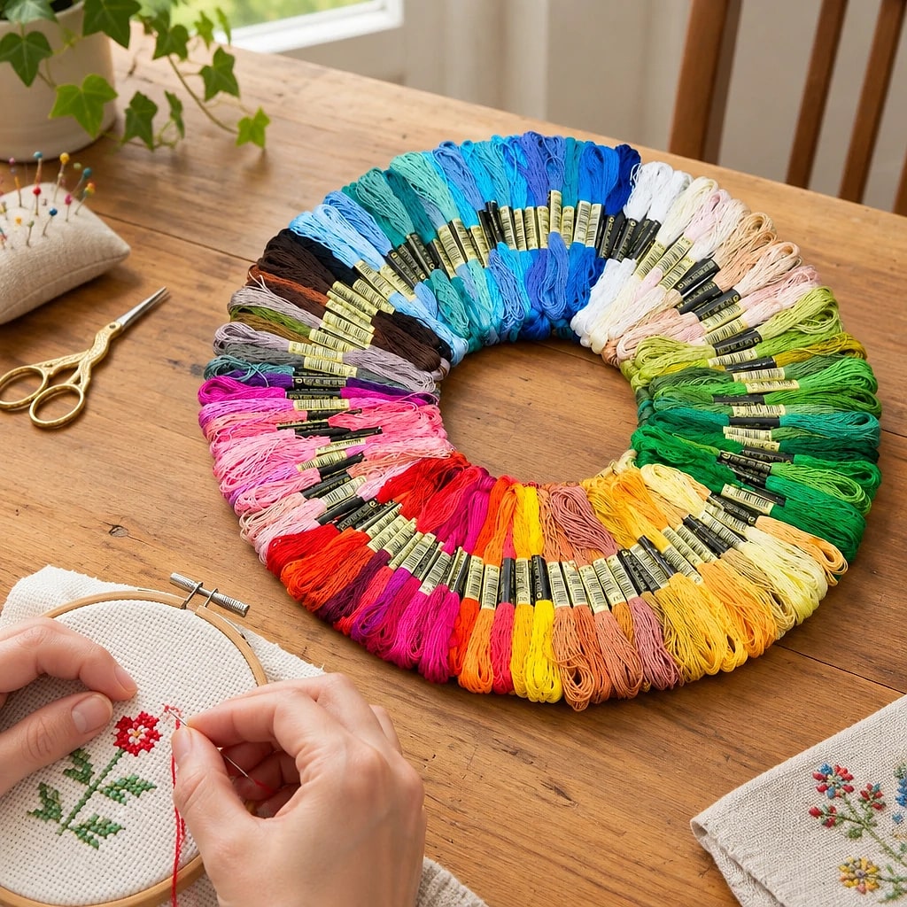 Set di fili da ricamo · 100 colori — dettaglio 4