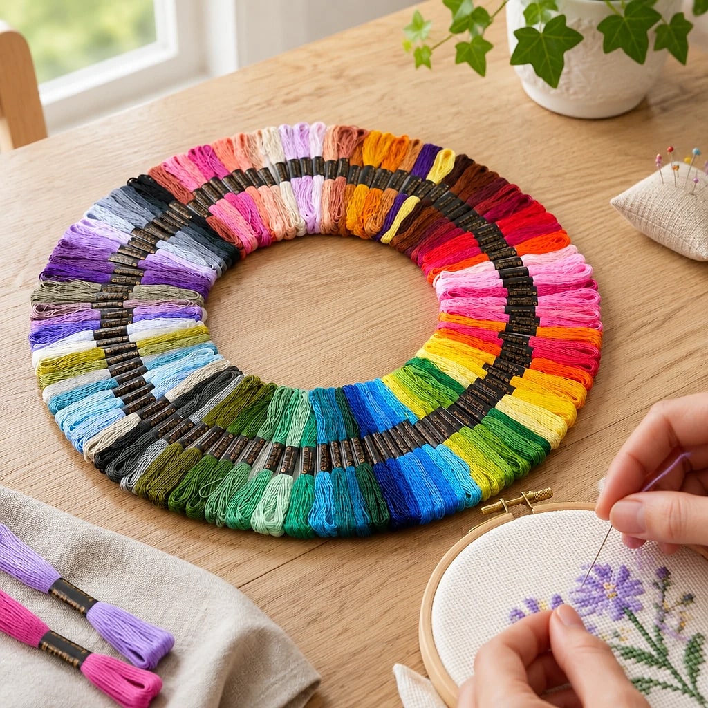 Set da ricamo · 100 matassine — dettaglio 4