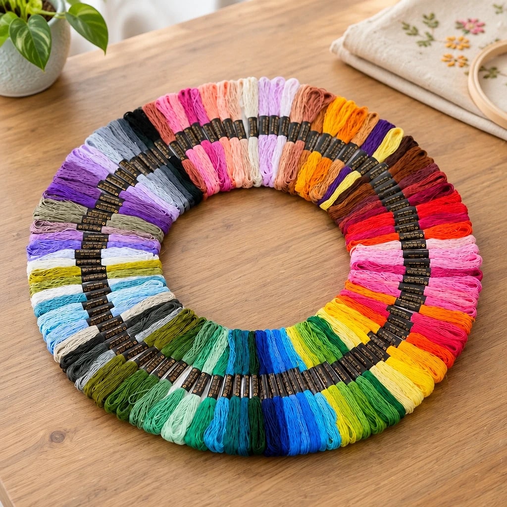 Set da ricamo · 100 matassine — dettaglio 5