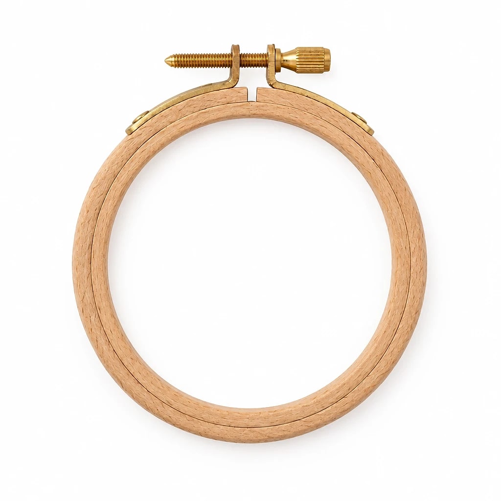 Telaio da ricamo in legno — dettaglio 6