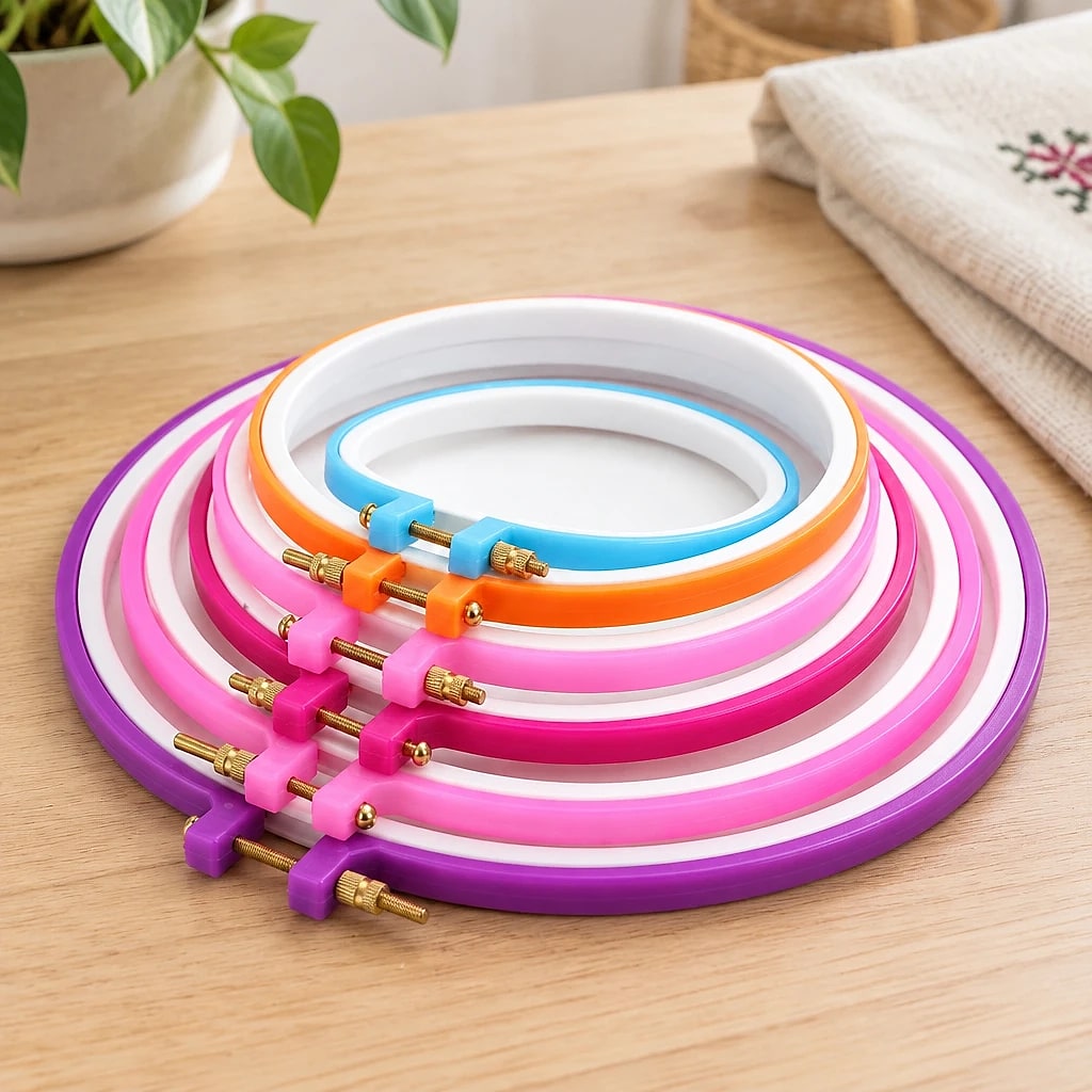 Set di 5 telai da ricamo — dettaglio 5